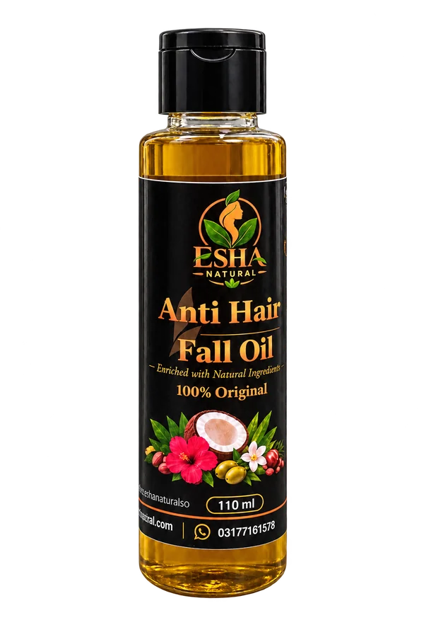 Esha Natural Anti Hair Fall Oil 110 ml bottle