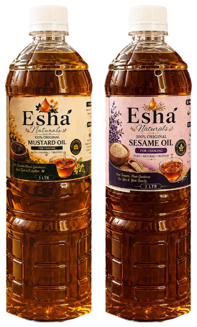 Esha Naturals Cooking Oil Bundle 2 × 1 Litre